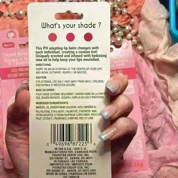 Tinted Rose Oil Lip Balm 👄 ❤️  one left! - Picture 3 of 6